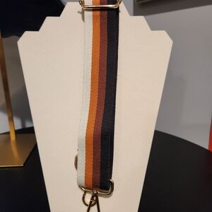 Striped Multi-Color Bag Strap